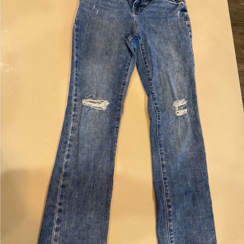 GAP Women's Straight Leg Blue Jeans